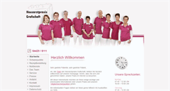 Desktop Screenshot of hausarztpraxis-grafschaft.de
