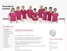 Tablet Screenshot of hausarztpraxis-grafschaft.de